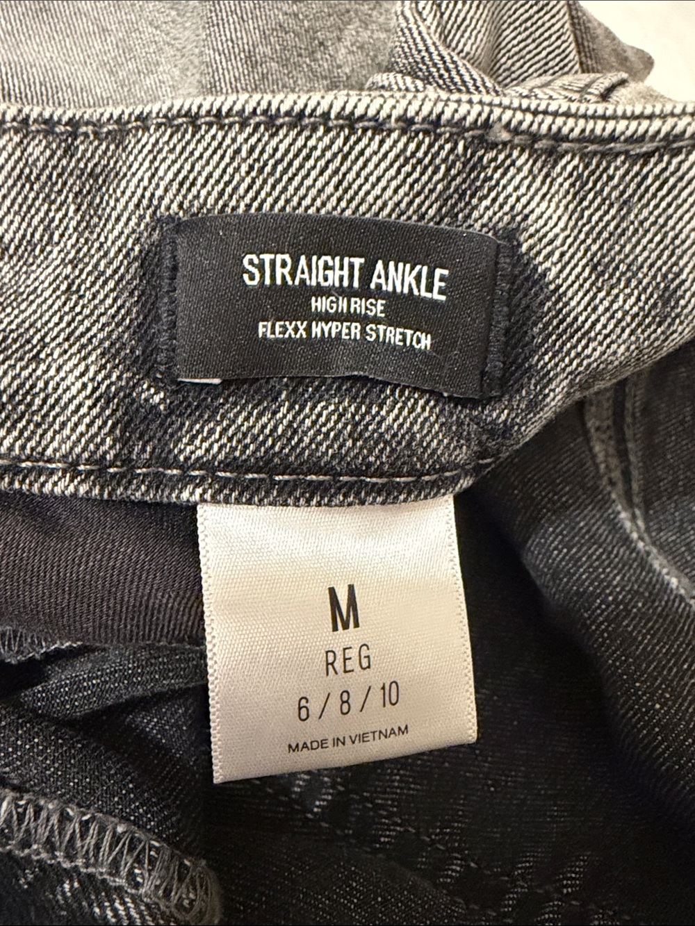 Express High Rise Straight Ankle Jeans - Picture 5 of 5